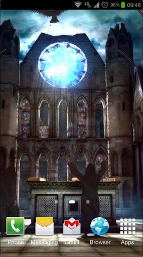  Gothic 3D Live Wallpaper   una cattedrale oscura e misteriosa sui vostri Android