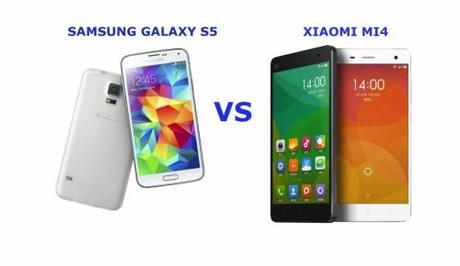 samsung galaxy s5 vs xiaomi mi4