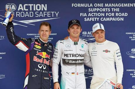 GP Ungheria 2014: Hamilton in fumo, Rosberg in pole