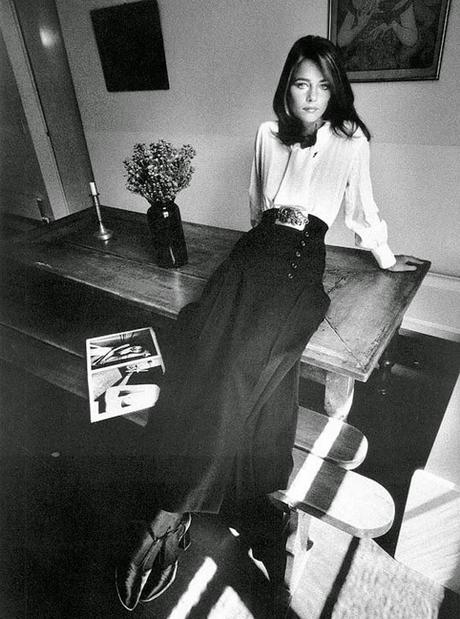 EARLY '70 LONG BLACK SKIRT