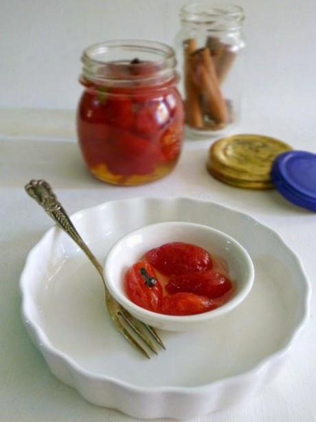 pomodorini sciroppati / domataki glyko koutaliou