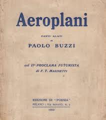 aeroplani poesie Buzzi