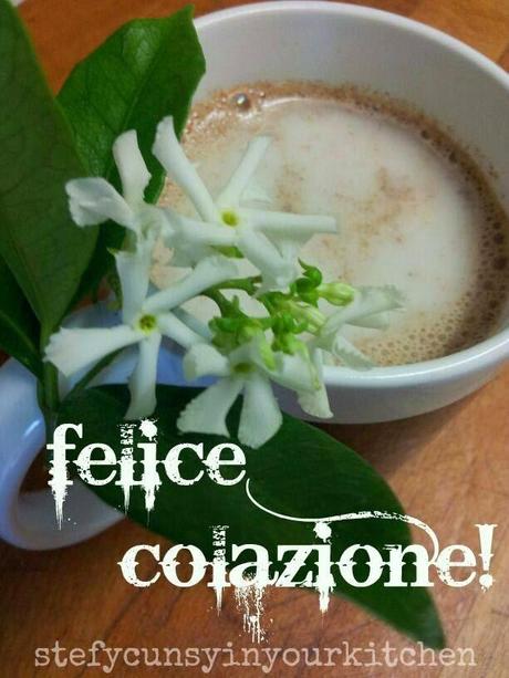 Latte vegetale ai fiori di gelsomino e cannella