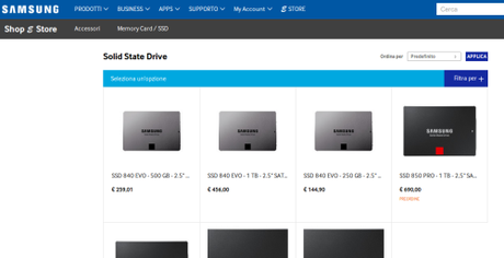 samsung estore Informatica Solid State Drive   Online Shop IT