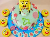 Torta cupcakes spongebob