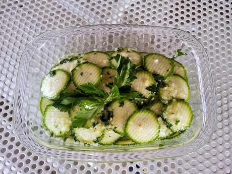 Carpaccio di zucchine