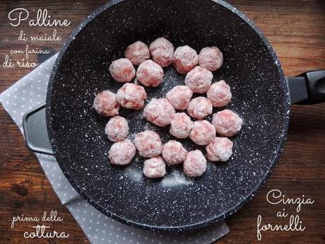 Tagliatelle di farro con polpettine di maiale