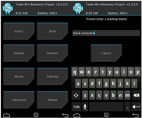 gear live recovery twrp