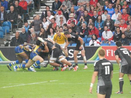 Mischia Rugby: Stadio Ibrox Olimpiadi del Commonwealth Glasgow 2014