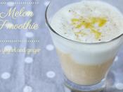 Smoothie fresco melone yogurt zenzero