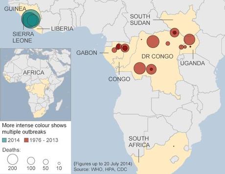 L'epidemia d'ebola in Africa occidentale