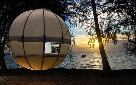 Una tenda da sogno sospesa tra gli alberi paperblog Tende da sogno