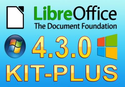 LibreOffice 4.3.0 PLUS KIT per Windows XP - 7 - 8