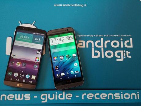 20140716 181307 HTC One M8 vs LG G3   Il nostro video confronto recensioni  versus Smartphone lg g3 lg htc one m8 htc confronto android 