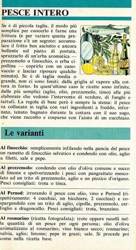 I classici: Pesce intero,  Ricciòla al forno con patate, pomodorini e cipolla o scalogno