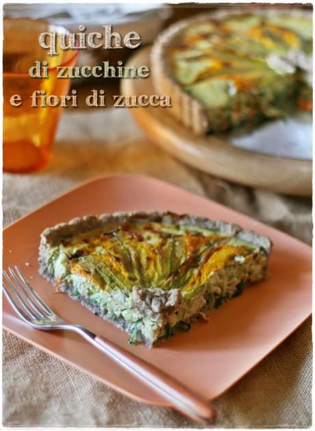 Quiche di zucchine e fiori di zucca3