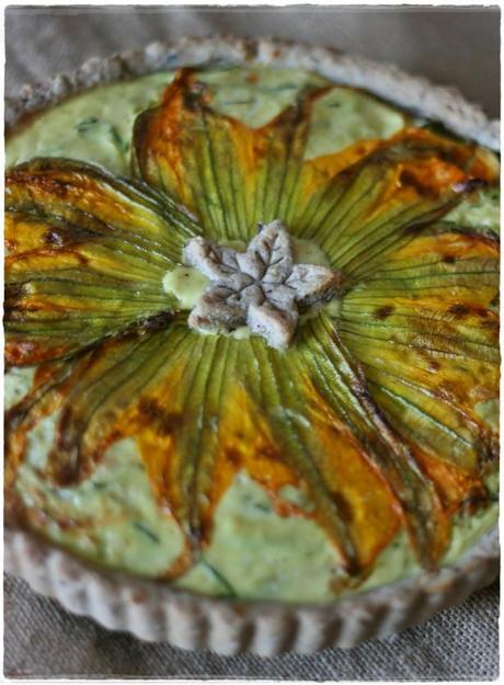 Quiche di zucchine e fiori di zucca4