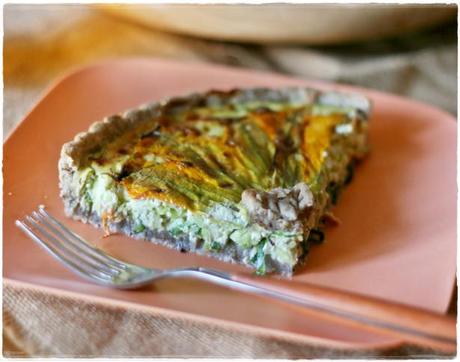 Quiche di zucchine e fiori di zucca2