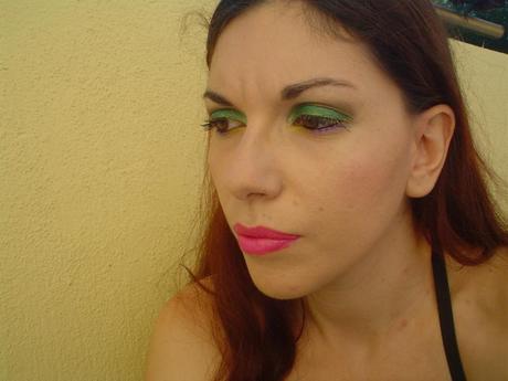 NYX Butter Lipstick make up look series: Razzle + manicure della zietta :D