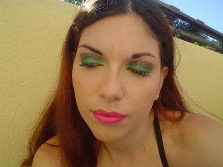 NYX Butter Lipstick make up look series: Razzle + manicure della zietta :D