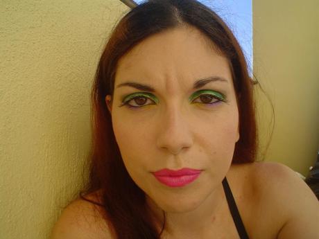 NYX Butter Lipstick make up look series: Razzle + manicure della zietta :D