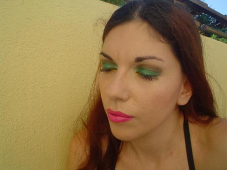 NYX Butter Lipstick make up look series: Razzle + manicure della zietta :D