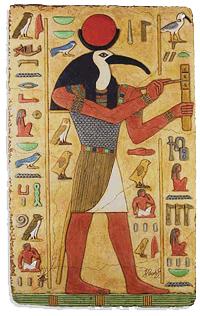 Flying to Egypt - interpretazione di Thot, il dio della scrittura