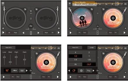 Edjing (DJ Turntables – Mixer Console Studio) | Finalmente giunge nello Store | L'app per tutti gli amanti di musica elettronica