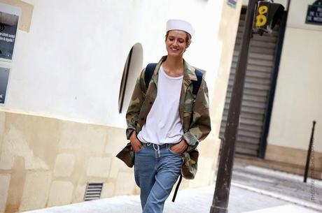 In the Street...Popeye Style...Model Off Duty, Paris