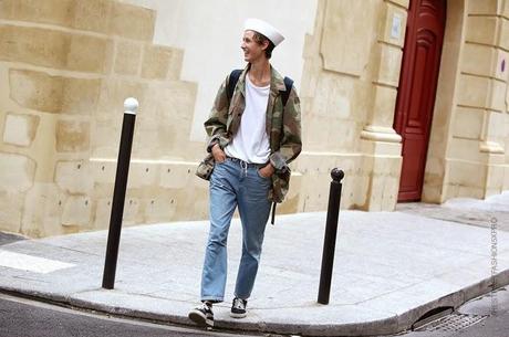 In the Street...Popeye Style...Model Off Duty, Paris