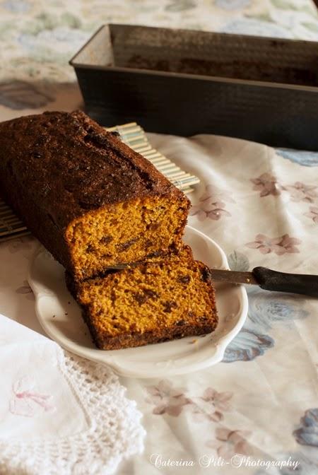 Plumcake integrale alle carote e uvetta 