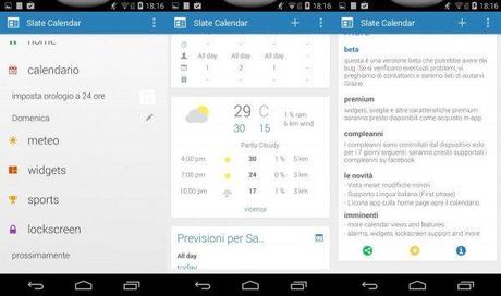 slate calendar 3 600x355 Slate Calendar: un nuovo calendario per Android con linterfaccia di Google Now applicazioni  play store google play store 