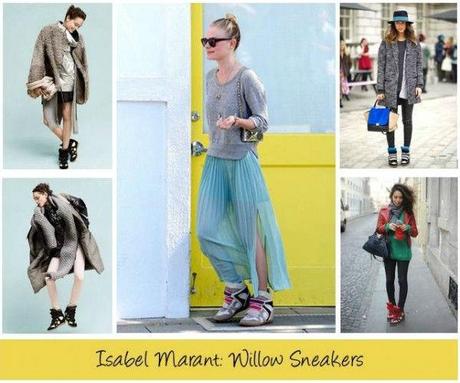 Isabel Marant sneakers con zeppa e mille look per portarle