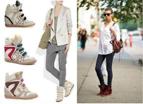 Isabel Marant sneakers con zeppa e mille look per portarle-1