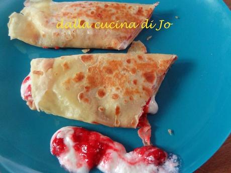 Crêpes in agrodolce