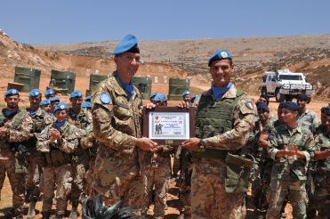 Libano/ Shama. I caschi blu si addestrano con le Forze Armate Libanesi