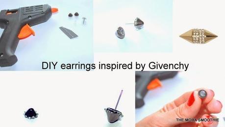 DIY, diyblog, diyblogger, fashion diy, givenchy, tutorial, tutorial earrings, earrings, diy earrings, diy givenchy, fashion, fashionblog, fashionblogger, themorasmoothie, blogger, italianblogger