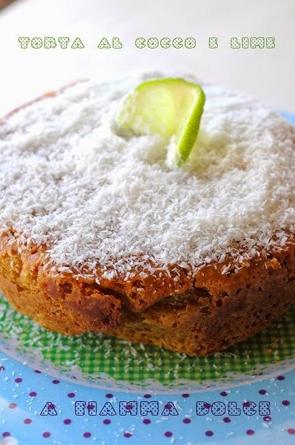 Torta cocco e lime vegan