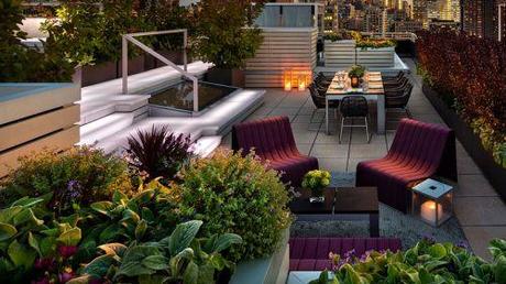 Il terrazzo perfetto in pieno centro, gusto e scelta delle piante ideali fanno tutto
