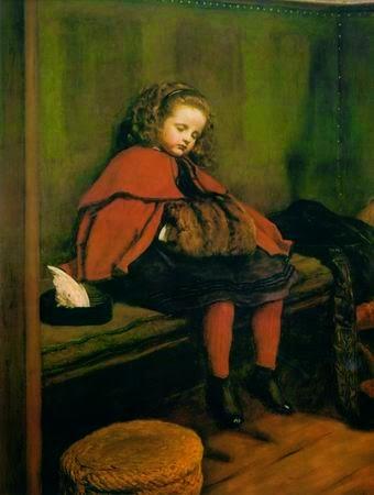 Sir John Everett Millais ed i suoi affetti, dipinti su tela.