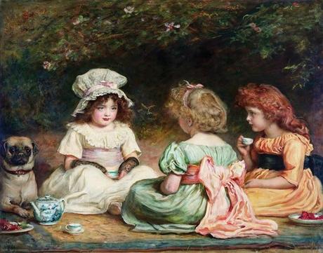 Sir John Everett Millais ed i suoi affetti, dipinti su tela.