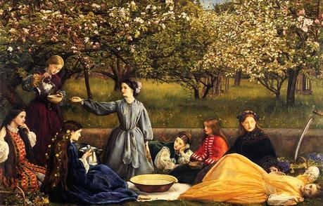 Sir John Everett Millais ed i suoi affetti, dipinti su tela.