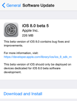 iOS 8 Beta 5 rilasciato per i Developers