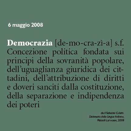 La degenerazione del regime Democratico: sovranità del popolo non fa rima con Democrazia.