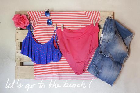 Smilingischic, Let's Go to the beach , pois blue and Coral 