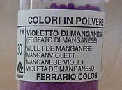 Pigmenti Polvere, Colore Violetto Manganese