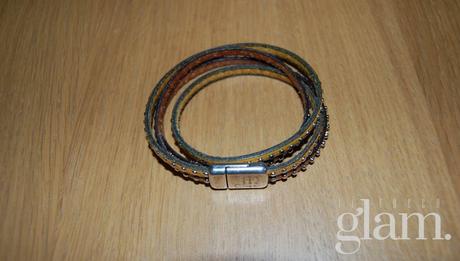 Bracciale Montecristo jewels in cuoio e borchie.