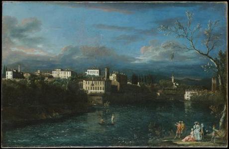 Bernardo Bellotto, veduta di vaprio d'adda