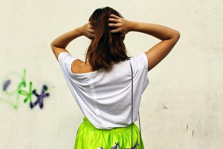 Outfit: Gonna verde e zebrette