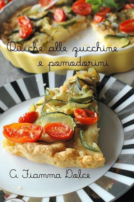 Quiche alle zucchine e pomodorini